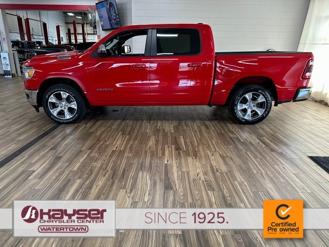 Certified 2024 RAM Ram 1500 Pickup Laramie with VIN 1C6SRFJT5RN232577 for sale in Watertown, WI