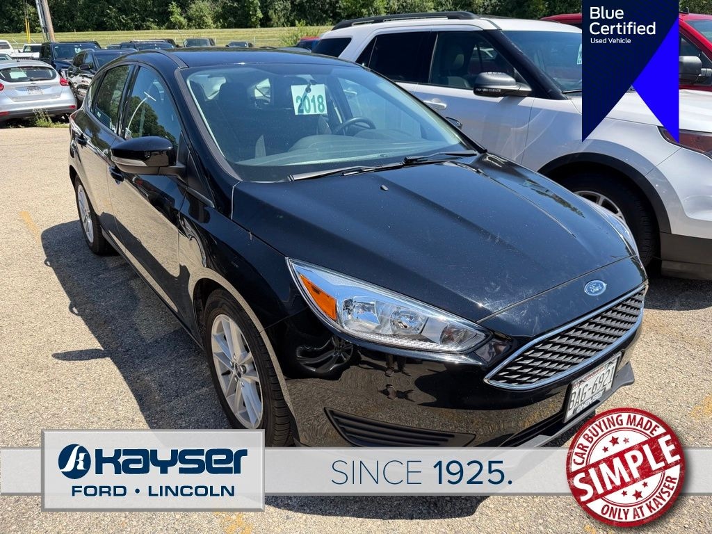 Certified 2018 Ford Focus SE Hatchback