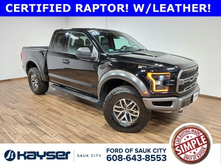 2018 Ford F-150 Raptor EXTENDED CAB SHORT BED TRUCK