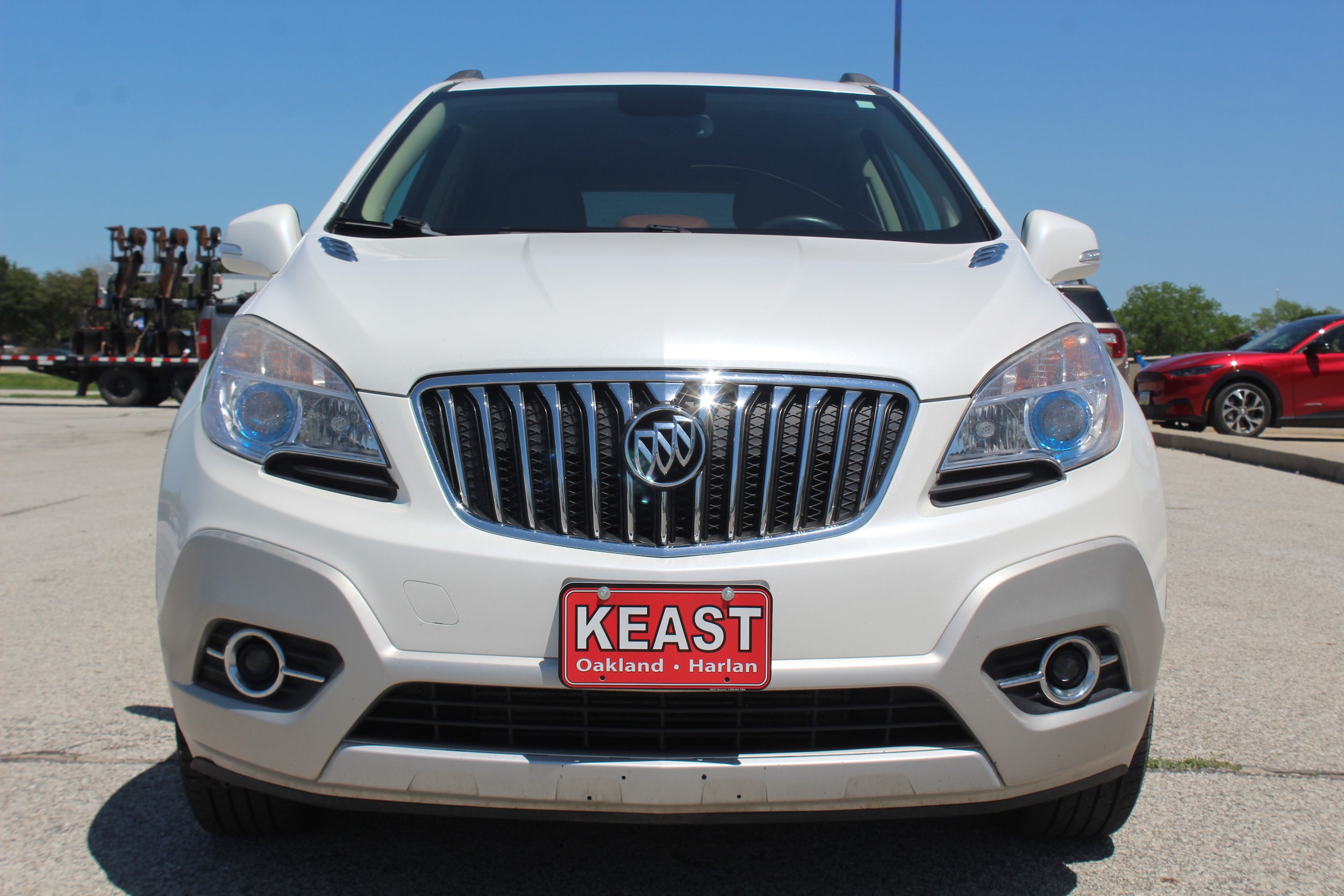 Used 2014 Buick Encore Leather with VIN KL4CJGSB0EB714833 for sale in Harlan, IA