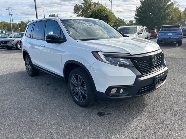 Certified 2021 Honda Passport EX-L with VIN 5FNYF8H50MB038061 for sale in Latham, NY