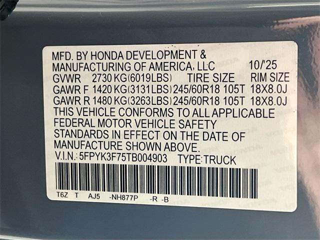 2026 Honda Ridgeline TrailSport - Photo 33