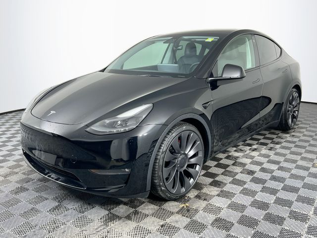 Used 2021 Tesla Model Y Performance with VIN 5YJYGDEF1MF216109 for sale in Latham, NY