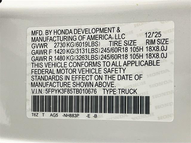 2026 Honda Ridgeline Black Edition - Photo 33