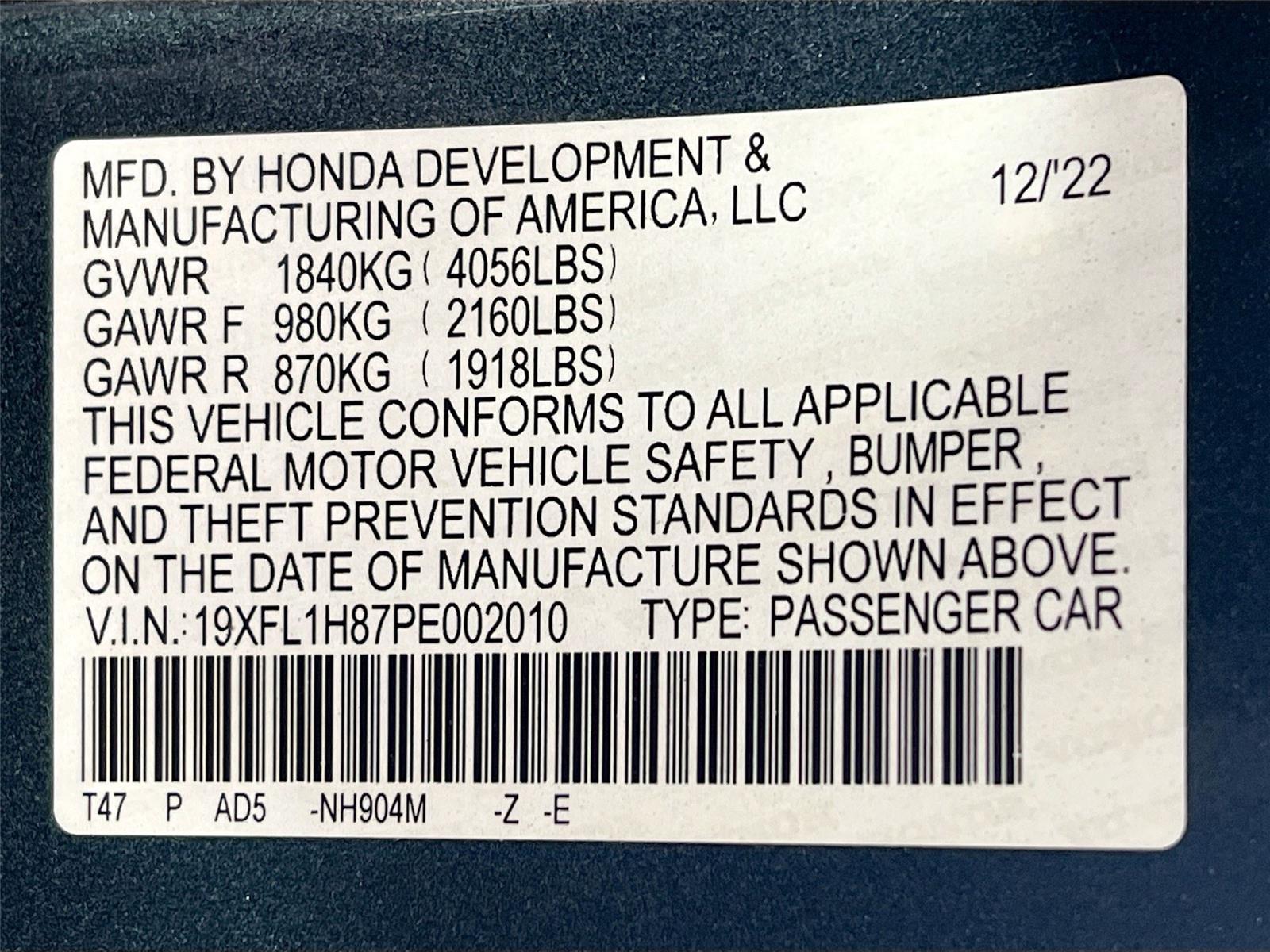 2023 Honda Civic Hatchback Sport Touring - Photo 33