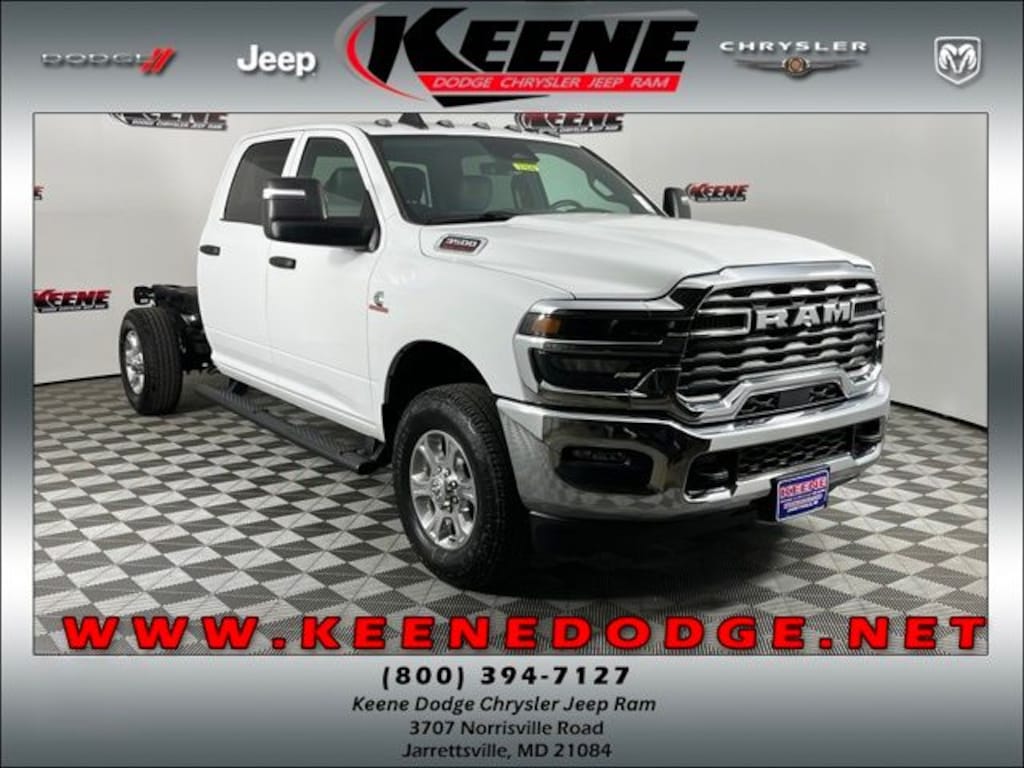 New 2026 Ram 3500 TRADESMAN CREW CAB CHASSIS 4X4 60' CA Pickup