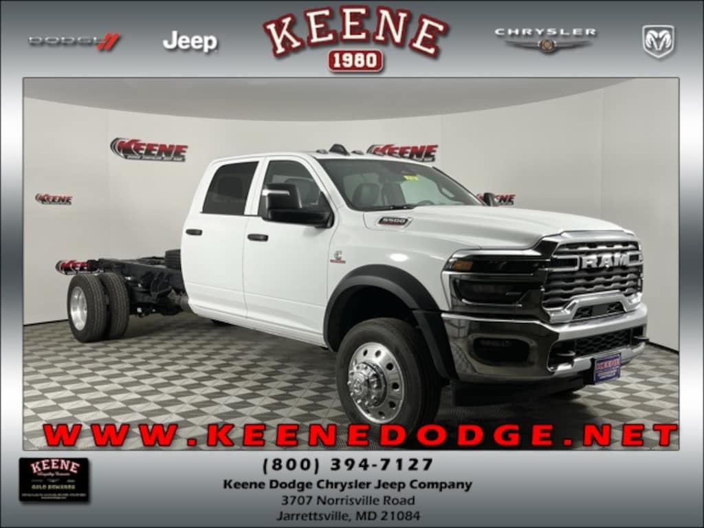 New 2026 Ram 5500 Chassis Cab 5500 TRADESMAN CHASSIS CREW CAB 4X4 84' CA Pickup