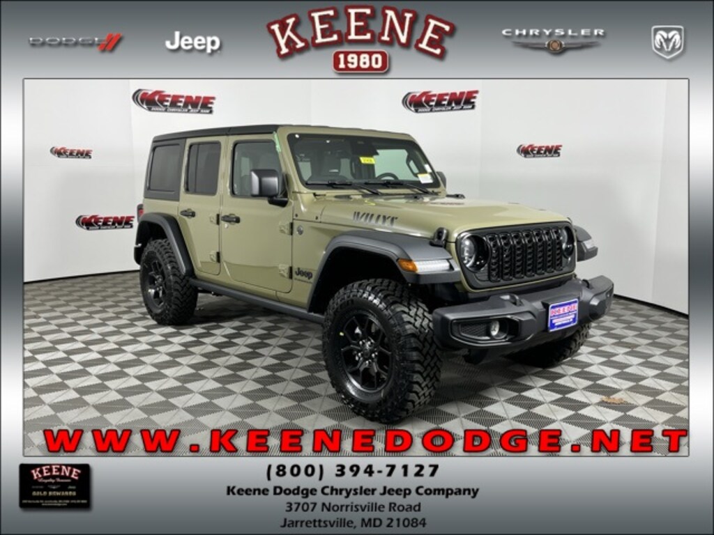 New 2026 Jeep Wrangler 4-DOOR WILLYS Sport Utility
