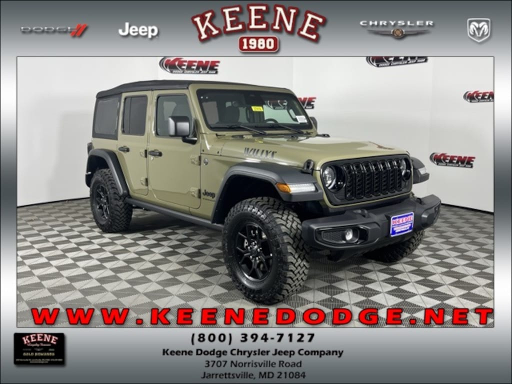 New 2026 Jeep Wrangler 4-DOOR WILLYS Sport Utility