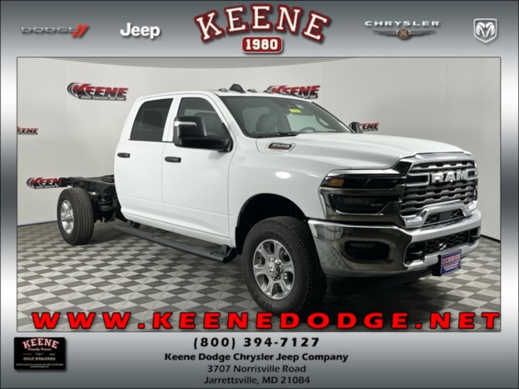 New 2026 Ram 3500 Chassis Cab 3500 TRADESMAN CREW CAB CHASSIS 4X4 60' CA Pickup