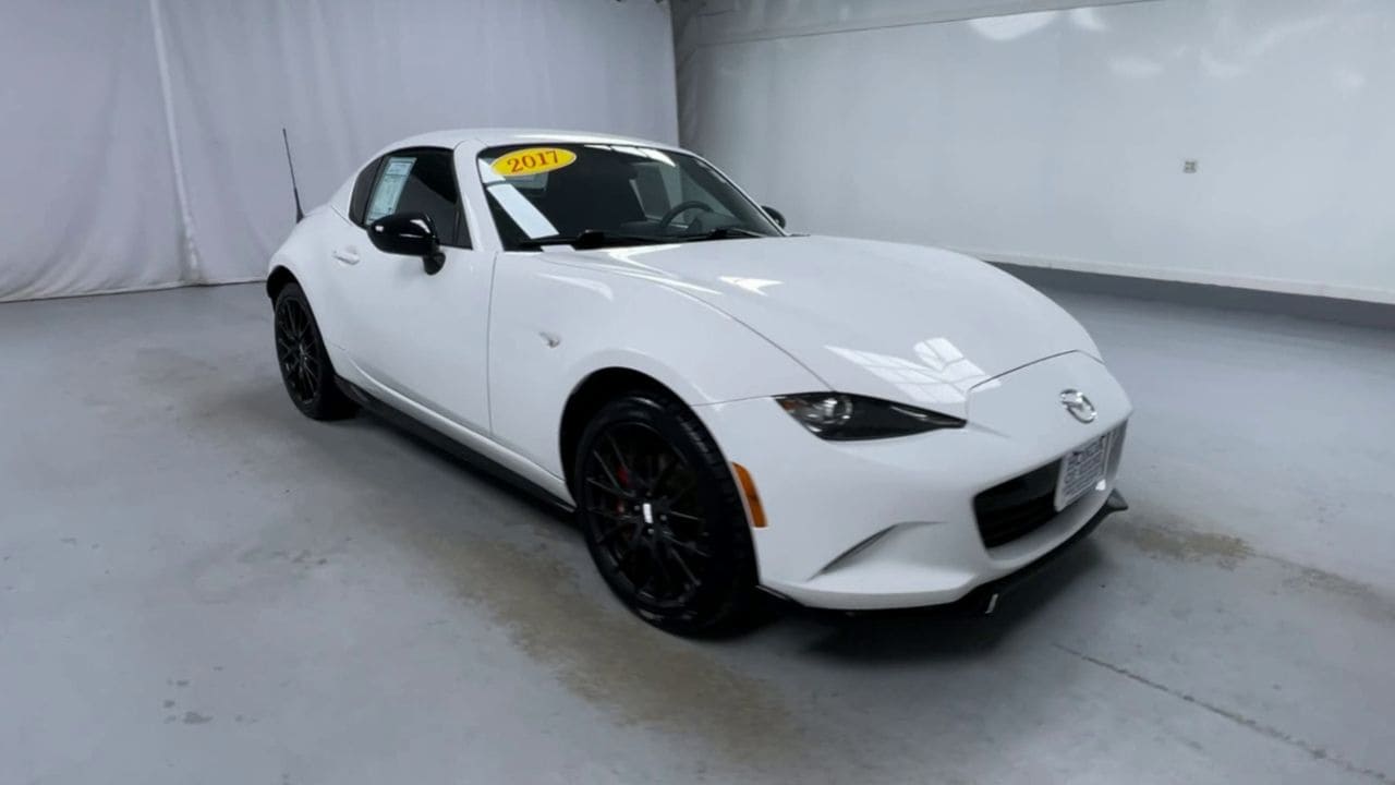 Used 2017 Mazda MX-5 Miata RF Club with VIN JM1NDAL72H0107555 for sale in Swanzey, NH