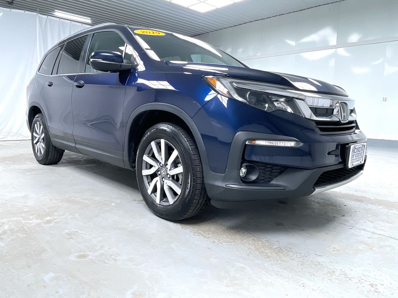 Used 2019 Honda Pilot EX-L with VIN 5FNYF6H51KB072270 for sale in Swanzey, NH