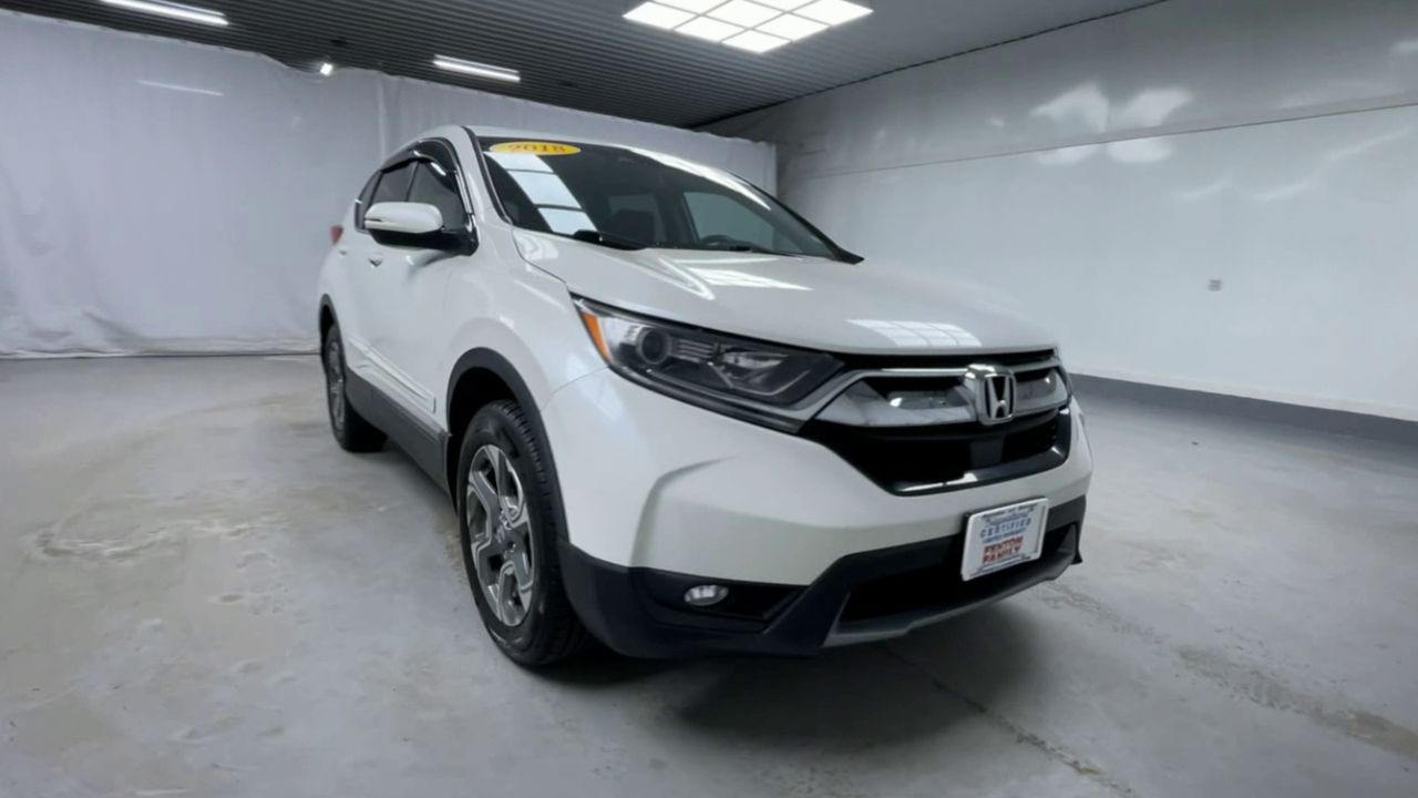 Used 2018 Honda CR-V EX-L with VIN 2HKRW2H82JH681844 for sale in Swanzey, NH