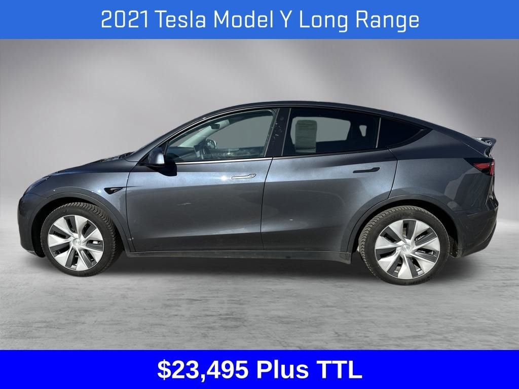 Used 2021 Tesla Model Y Long Range with VIN 5YJYGDEE8MF106827 for sale in Keene, NH