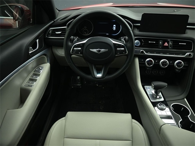 Certified 2023 GENESIS G70 Standard with VIN KMTG34TA5PU132791 for sale in Matthews, NC