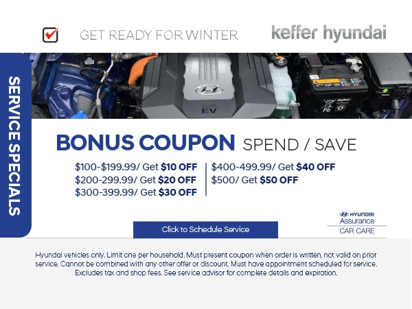 Hyundai oil 2024 change coupon