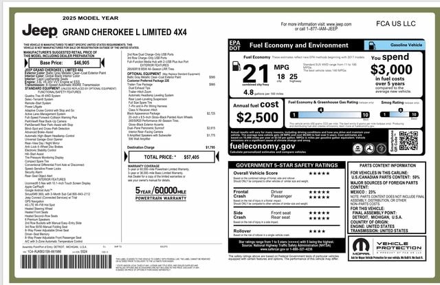 2025 Jeep Grand Cherokee L