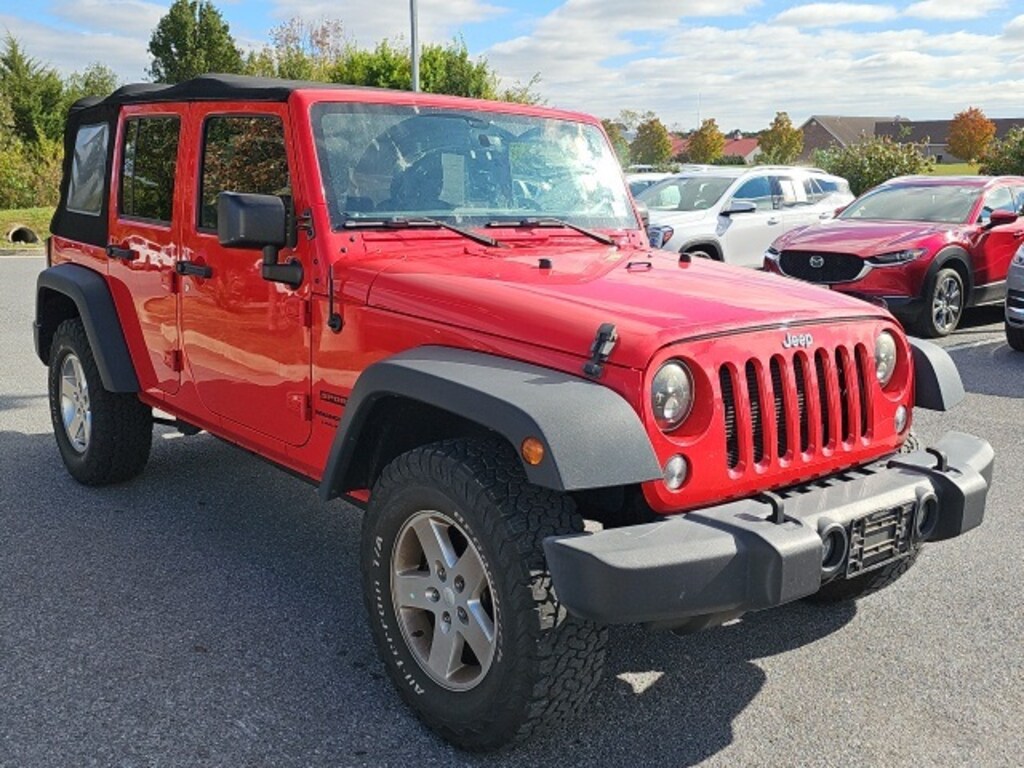 Used 2018 Jeep Wrangler JK Unlimited Sport 4x4 SUV