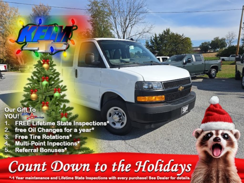 Used 2024 Chevrolet Express Passenger 3500 1LS Van Extended Passenger Van