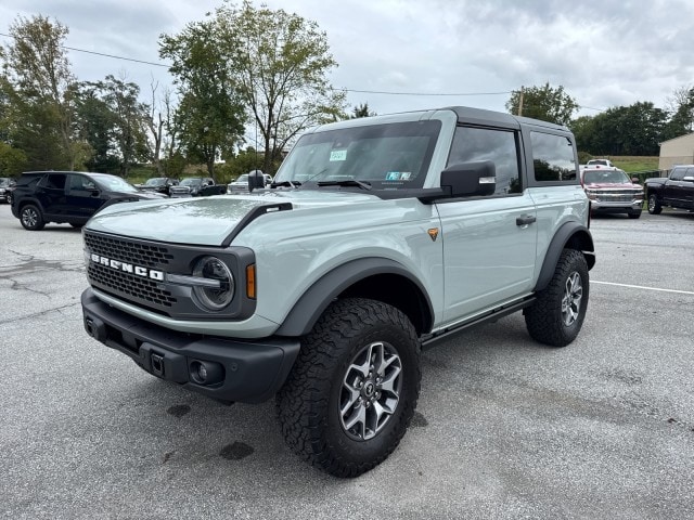 Used 2023 Ford Bronco 2-Door Badlands with VIN 1FMDE5CP9PLC17415 for sale in Paradise, PA