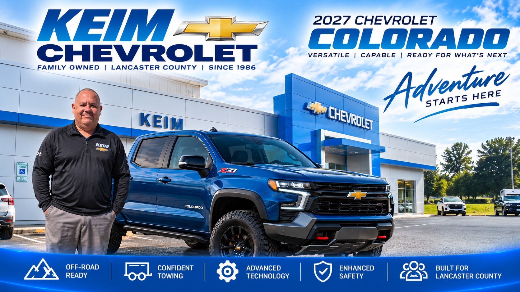Chevrolet Colorado midsize truck near Lancaster Pennsylvania