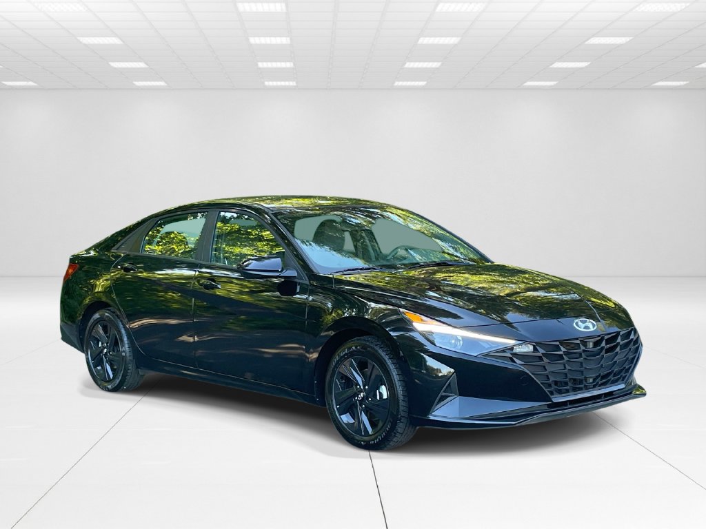 2023 Hyundai Elantra Hybrid Blue Sedan