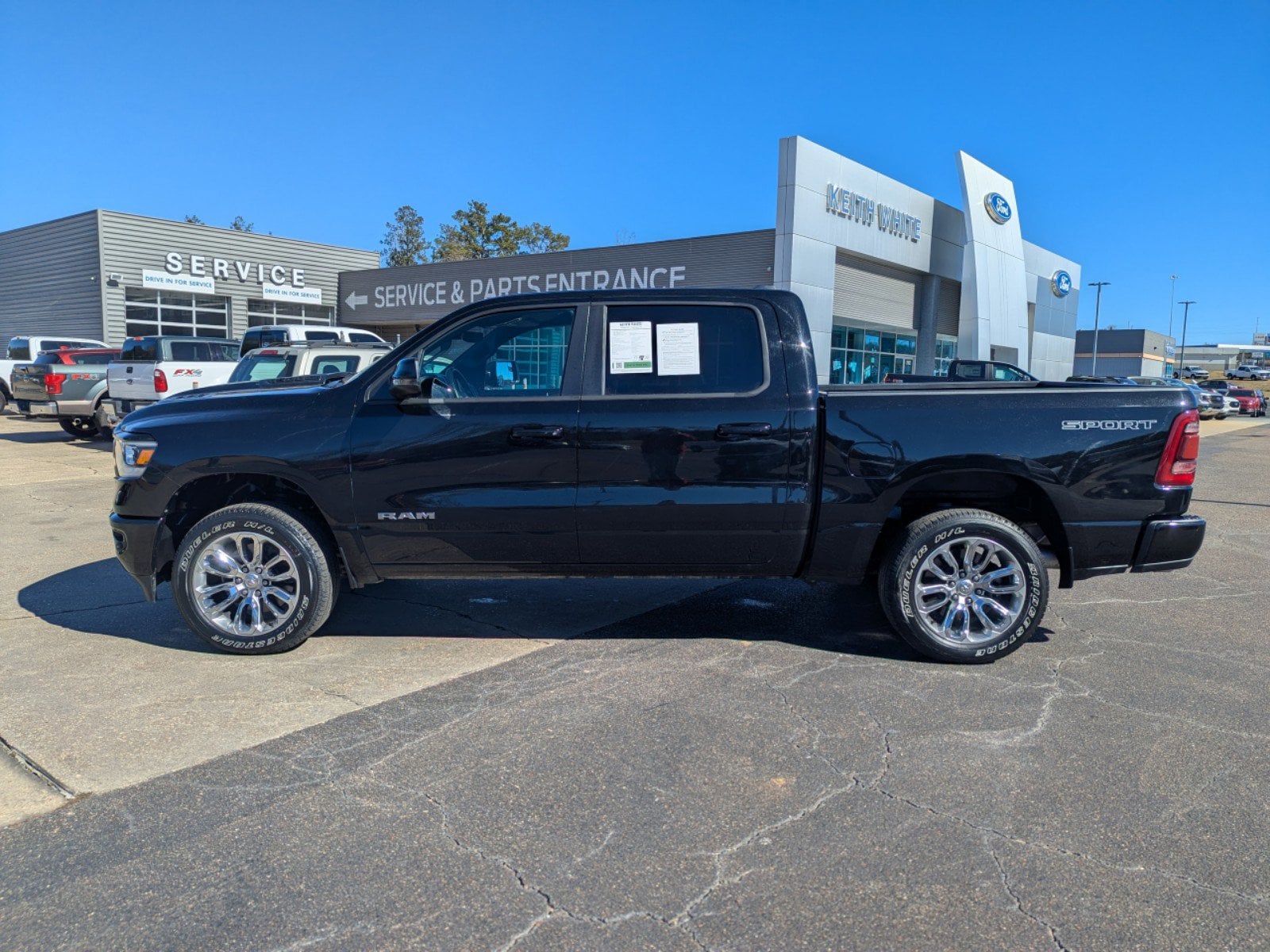 Used 2023 RAM Ram 1500 Pickup Laramie with VIN 1C6SRFJT3PN589236 for sale in Brookhaven, MS