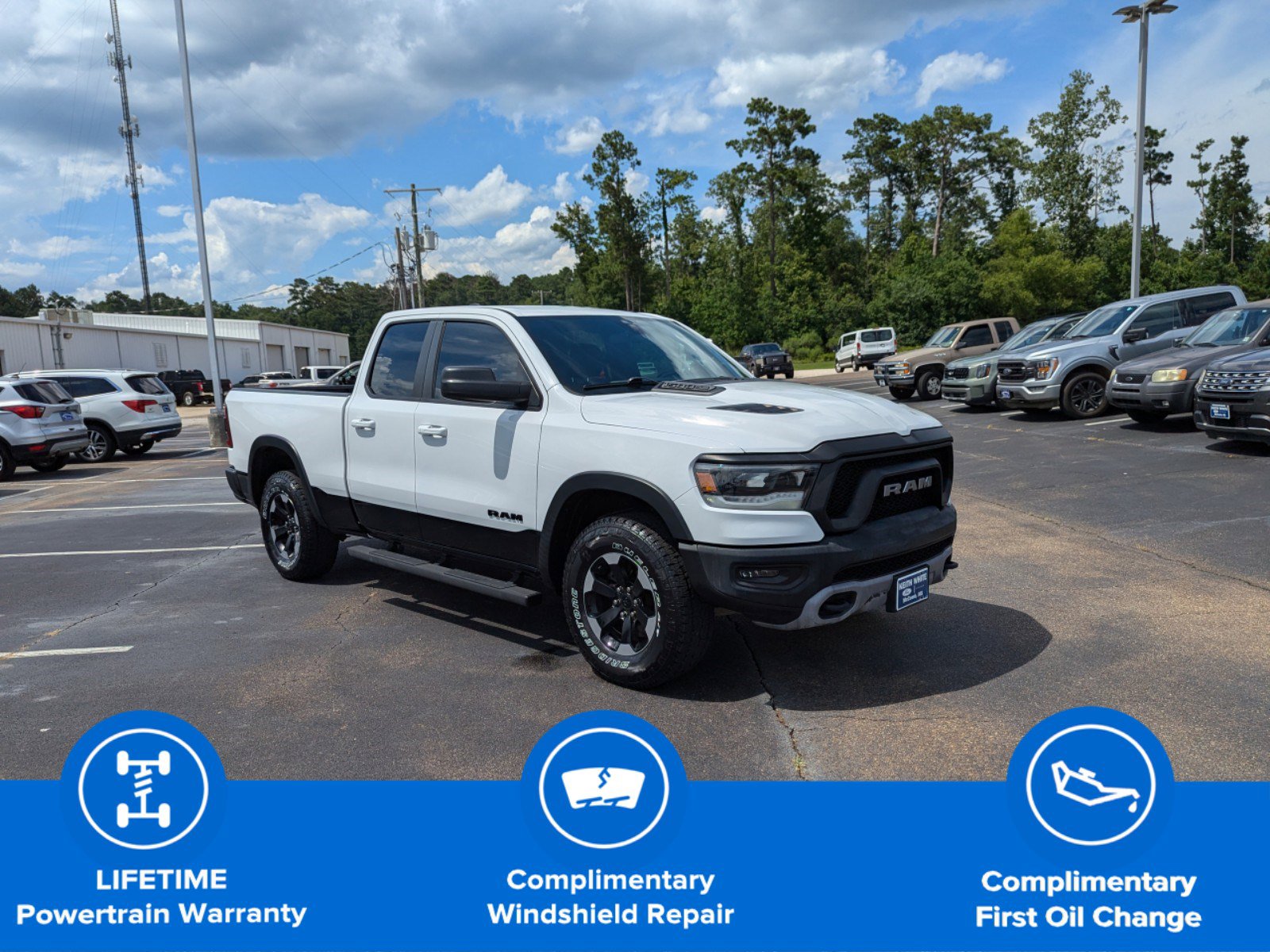 Used 2020 RAM Ram 1500 Pickup Rebel with VIN 1C6SRFET6LN295771 for sale in Mccomb, MS