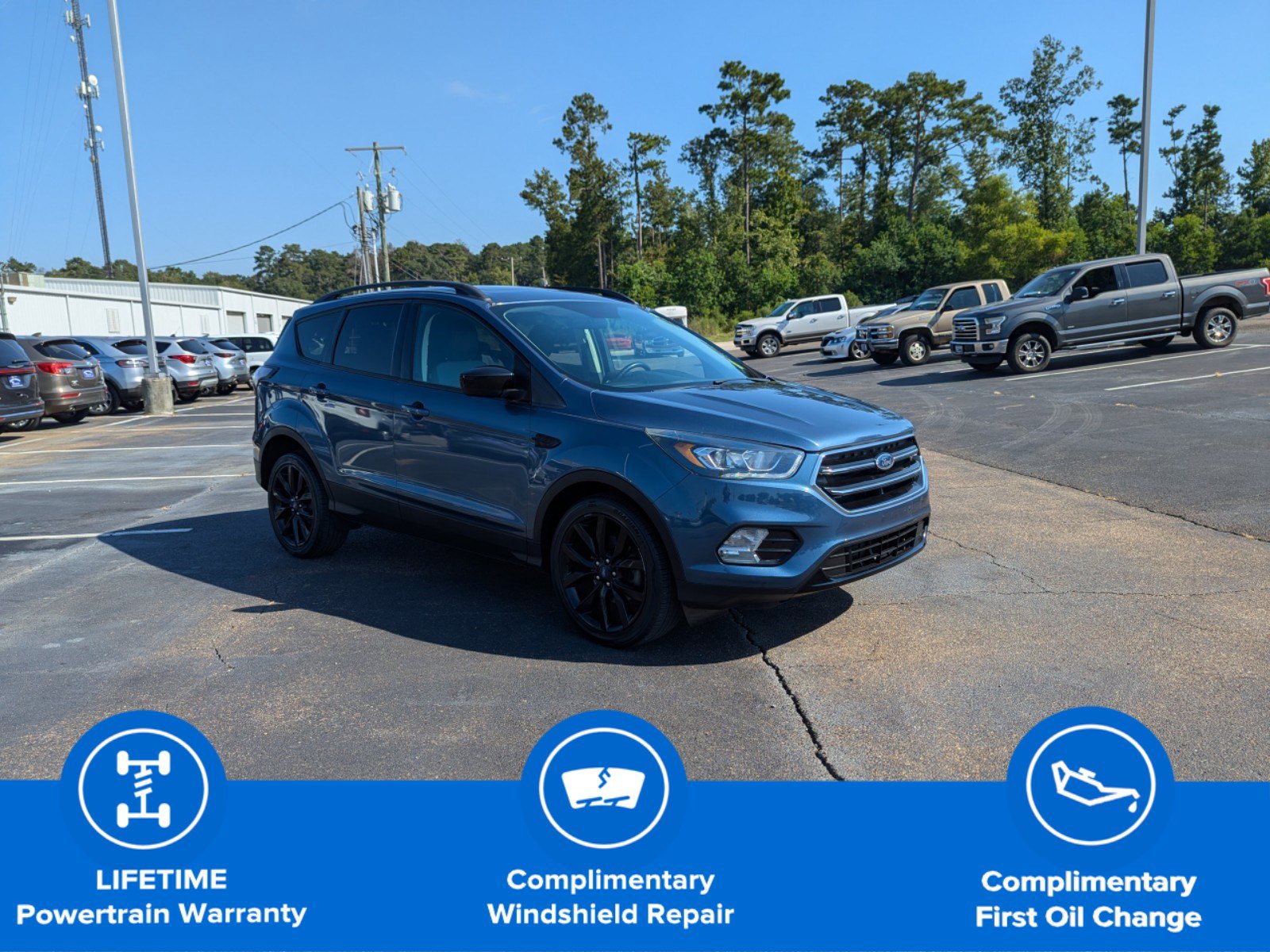 Used 2018 Ford Escape SE with VIN 1FMCU0GD8JUB96690 for sale in Mccomb, MS