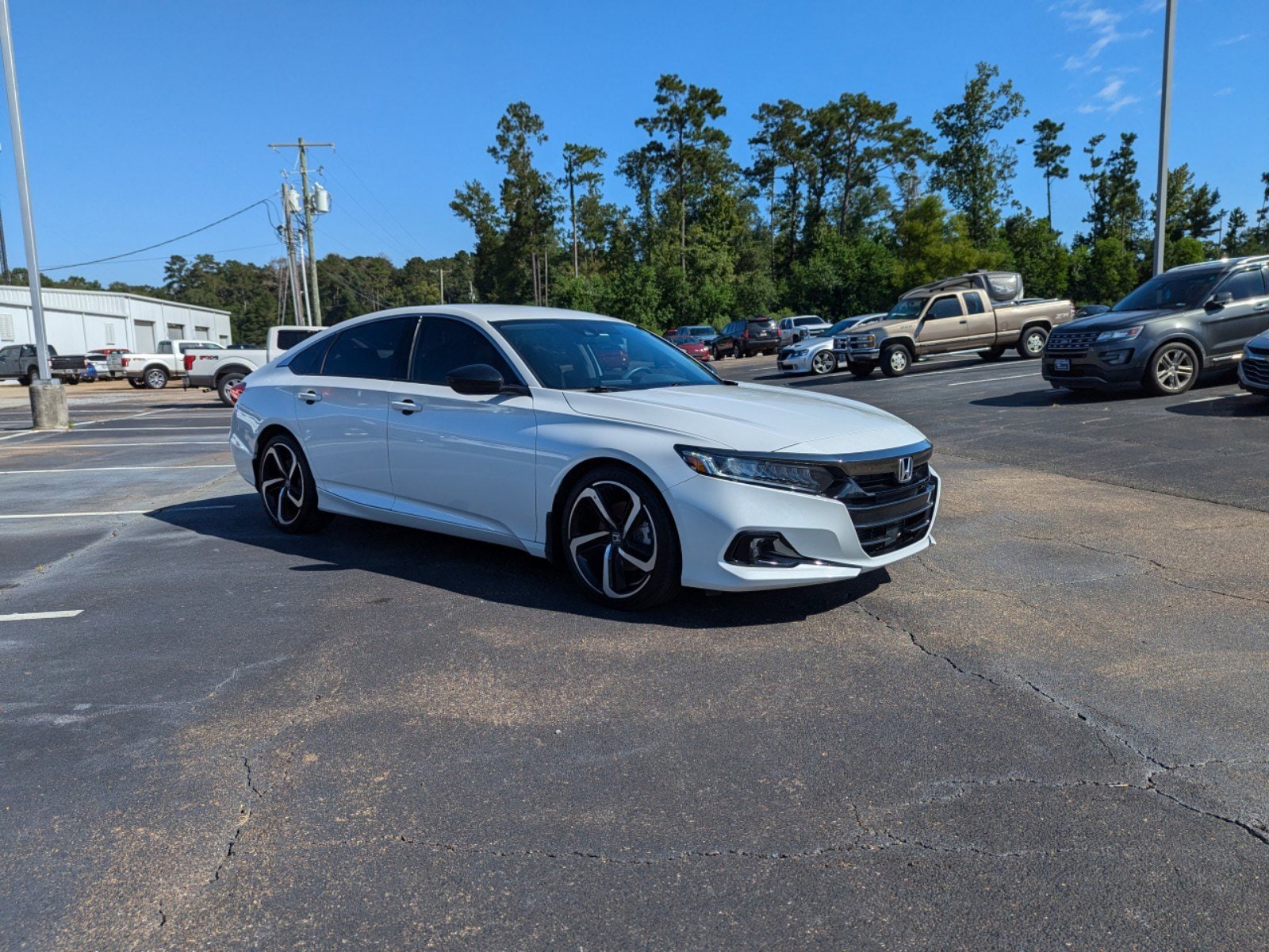 Used 2022 Honda Accord Sport SE with VIN 1HGCV1F4XNA120468 for sale in Mccomb, MS