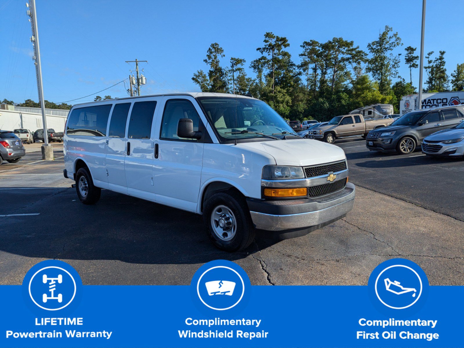 Used 2020 Chevrolet Express Passenger LT with VIN 1GAZGPFG1L1191421 for sale in Mccomb, MS