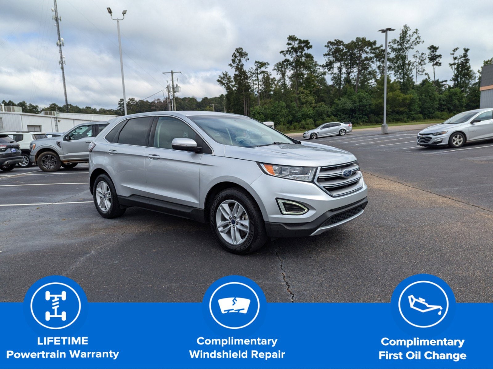 Used 2015 Ford Edge SEL with VIN 2FMTK4J90FBC19023 for sale in Mccomb, MS