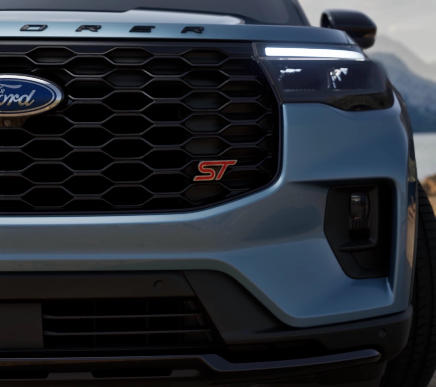 Ford Explorer on the road