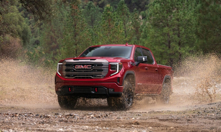 2025 GMC Sierra 1500 Exterior Driving Through Mud