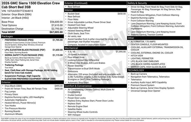 2026 GMC Sierra 1500 Elevation - Photo 7