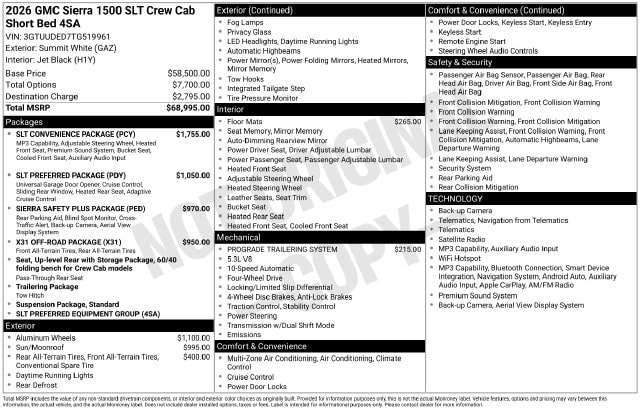 2026 GMC Sierra 1500 SLT - Photo 7