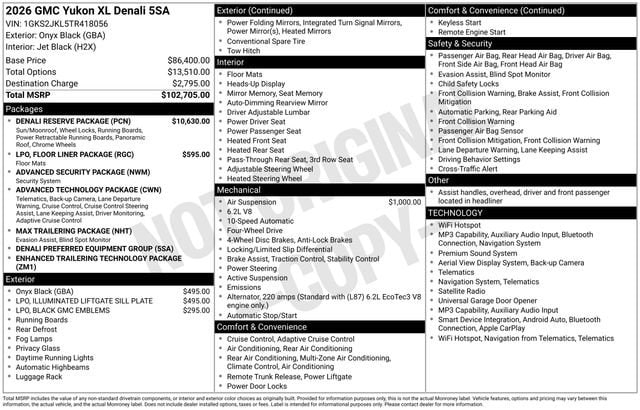 2026 GMC Yukon XL Denali - Photo 7