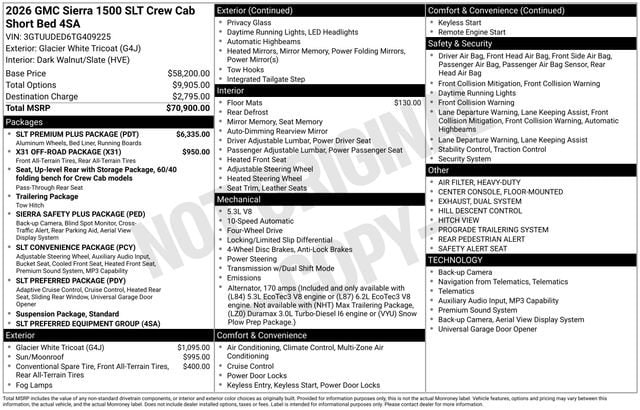 2026 GMC Sierra 1500 SLT - Photo 7