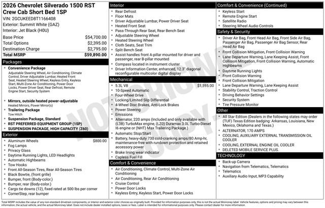 2026 Chevrolet Silverado 1500 RST - Photo 5