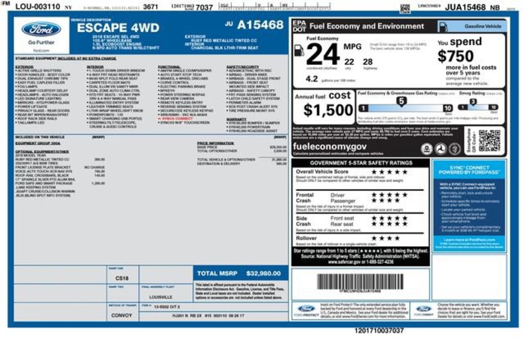 Used 2018 Ford Escape SEL