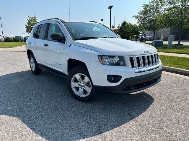 Used 2017 Jeep Compass Sport with VIN 1C4NJCBA1HD185822 for sale in Fort Wayne, IN