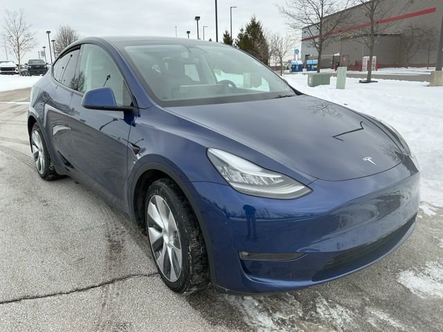 Used 2021 Tesla Model Y Long Range with VIN 5YJYGDEE5MF150087 for sale in Fort Wayne, IN