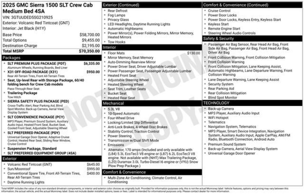 Used 2025 GMC Sierra 1500 SLT Truck