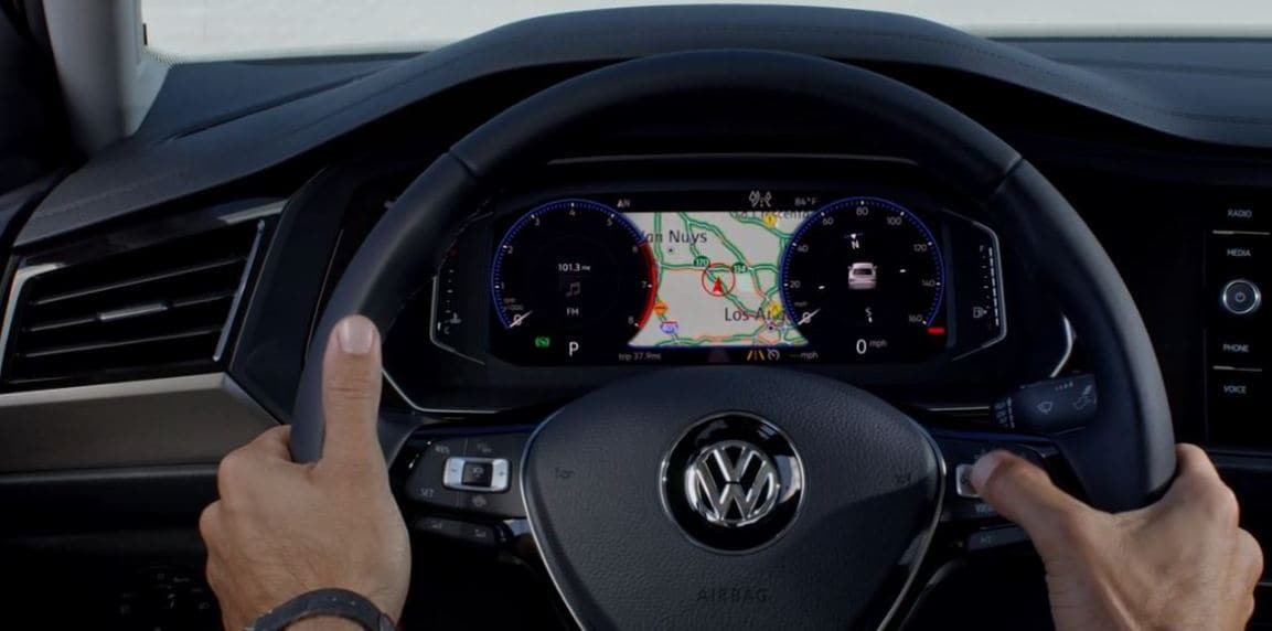 2019 VW Jetta digital cockpit