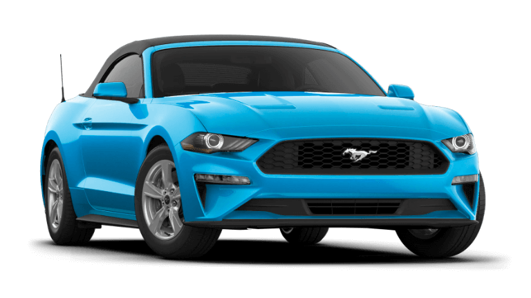 2021 Ford Mustang EcoBoost Convertible - Velocity Blue