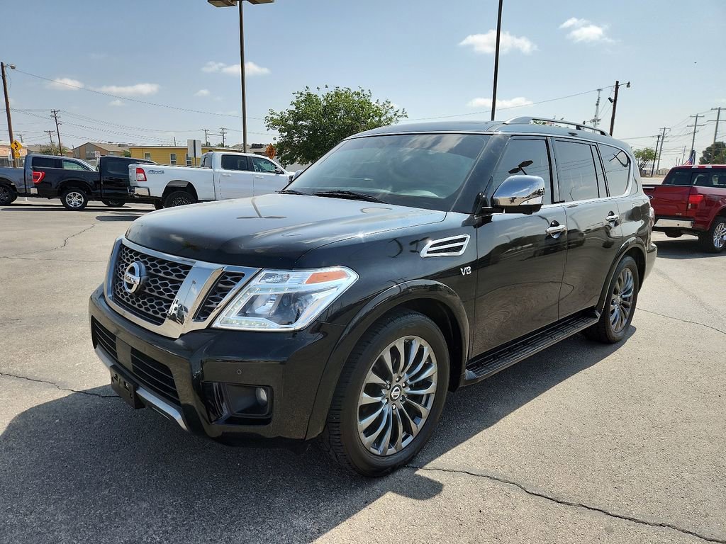 Used 2020 Nissan Armada Platinum with VIN JN8AY2NF8L9360126 for sale in Odessa, TX