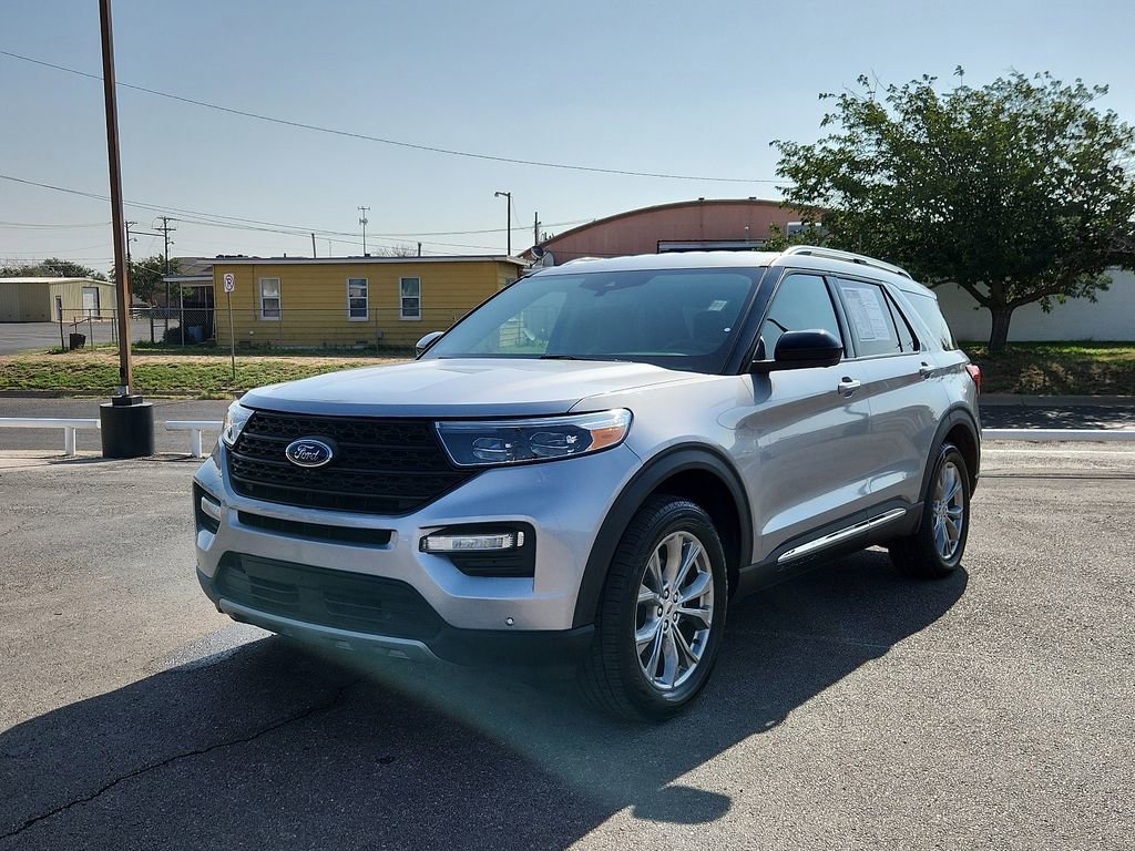 Used 2022 Ford Explorer Limited with VIN 1FMSK8FH9NGA51621 for sale in Odessa, TX