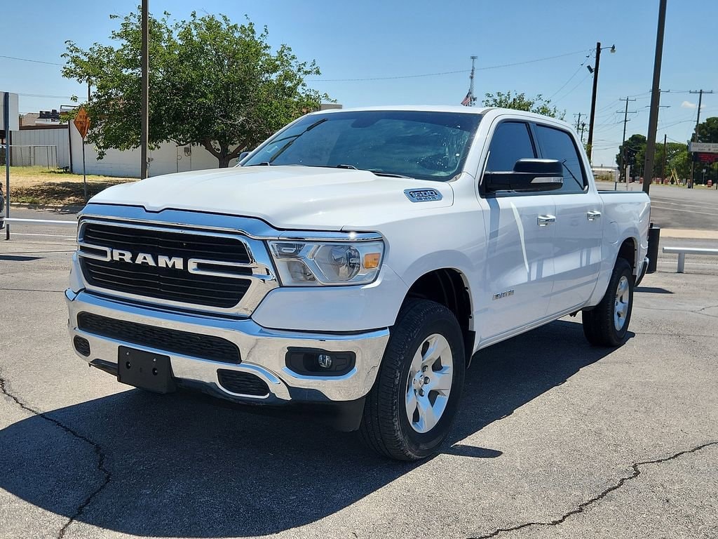 Used 2020 RAM Ram 1500 Pickup Big Horn/Lone Star with VIN 1C6RREFTXLN237105 for sale in Odessa, TX