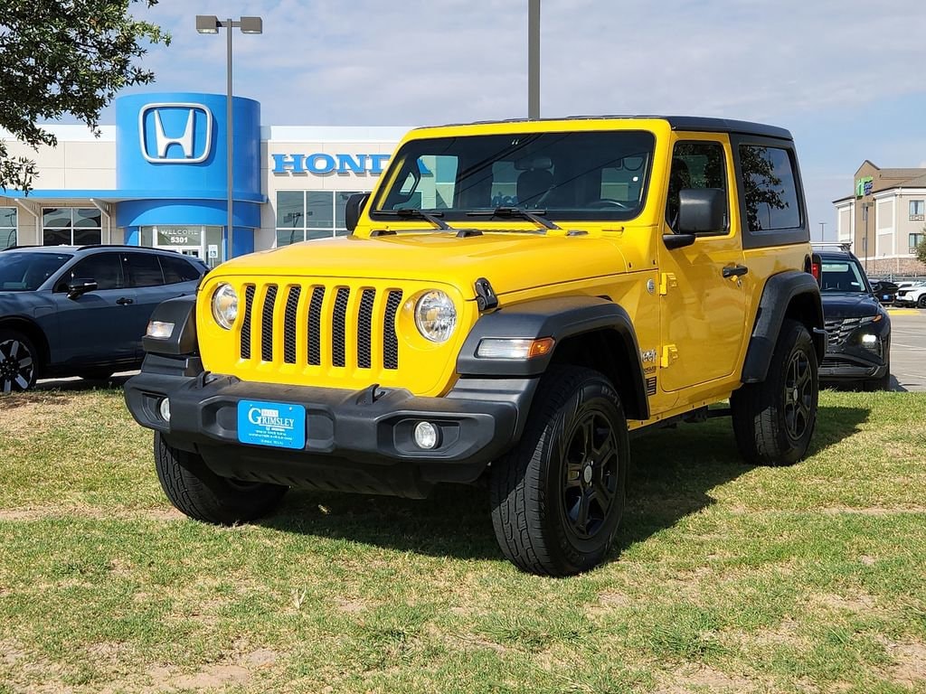 Used 2020 Jeep Wrangler Sport S with VIN 1C4GJXAG7LW180823 for sale in Odessa, TX