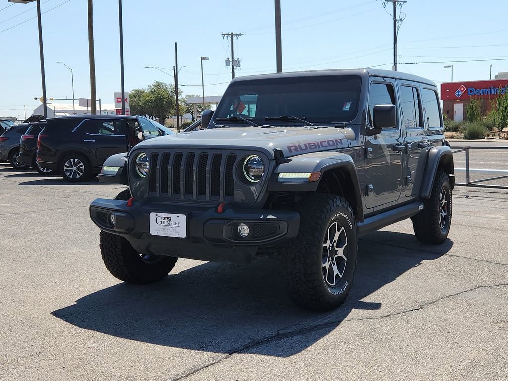 Used 2023 Jeep Wrangler 4-Door Rubicon with VIN 1C4HJXFG2PW509754 for sale in Odessa, TX